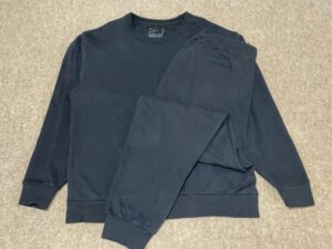 無印良品の無地ルームウェア（パジャマ）の素材感